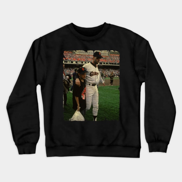 Will Clark in San Francisco Giants Crewneck Sweatshirt by PESTA PORA